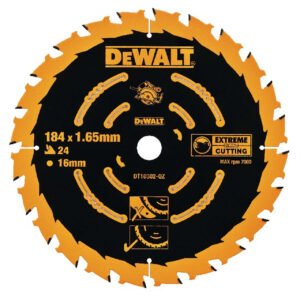 Dewalt DT10302-QZ 184mm x 16mm 24T ELITE Framing Saw Blade
