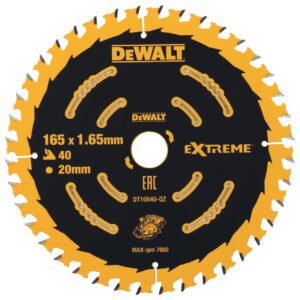 Dewalt DT10640-QZ 165mm x 20mm 40T ELITE Framing Saw Blade