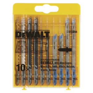 Dewalt DT2294-QZ 10 Piece Wood & Metal Cutting Jigsaw Blade Pack