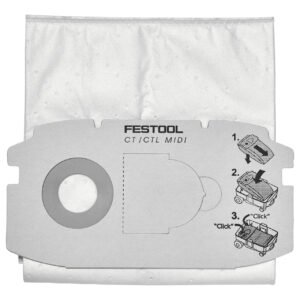 Festool 498411 SC FIS-CT MIDI/5 SELFCLEAN Filter Bags - Pack of 5