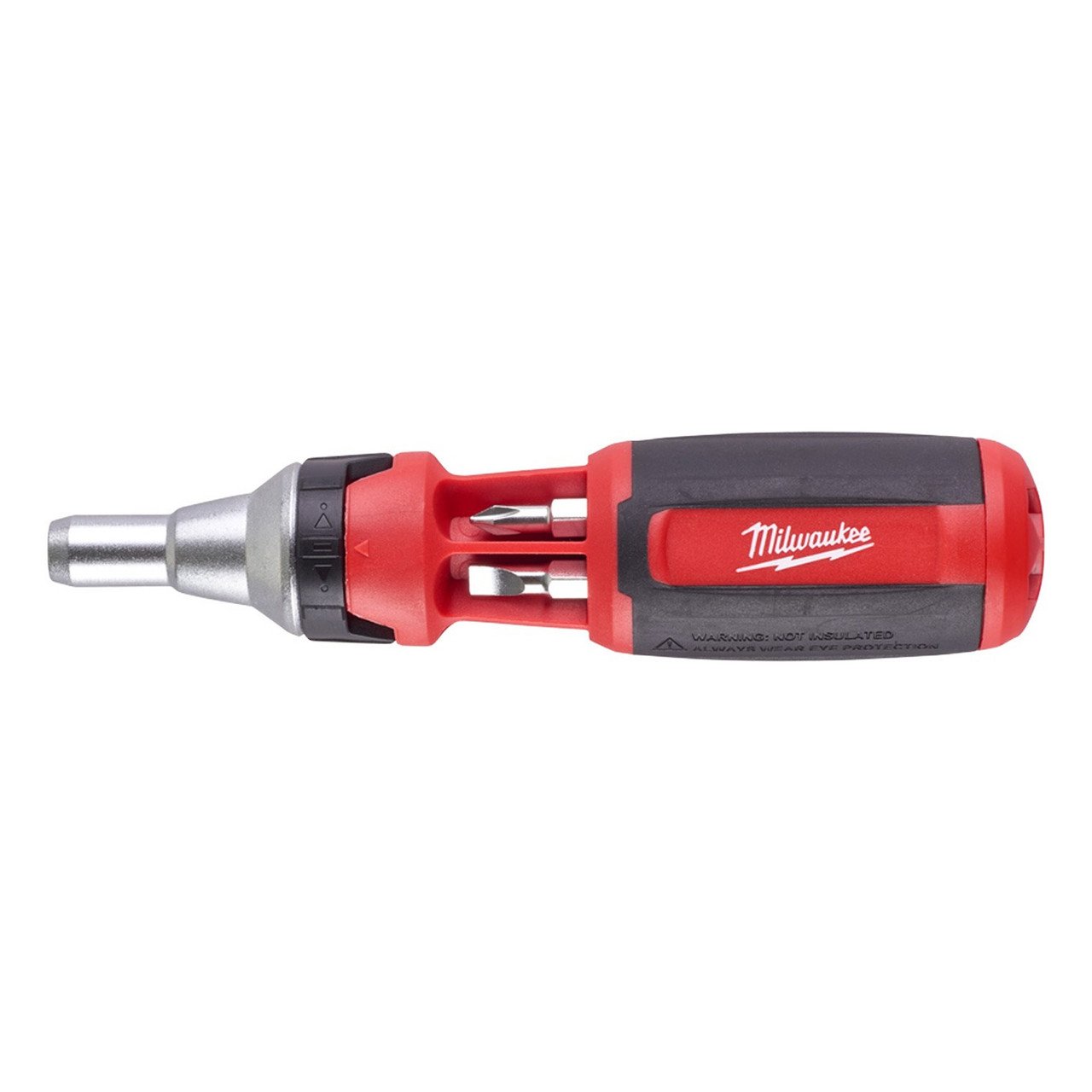 Milwaukee 9-in-1 Ratcheting Multi-Bit Screwdriver - Universal Shank