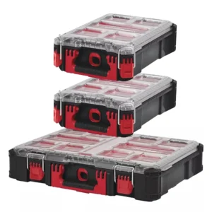 Milwaukee 3 Piece PACKOUT Organiser Case Set