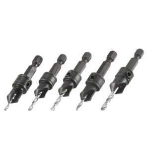 Trend QR/CS/SET 5 Piece 1/4" Quick Release Countersink Set