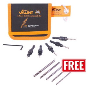 Vaunt 5 Piece Drill Countersink Set