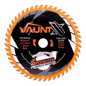 Vaunt X 165mm x 20mm 48T TCT Circular Thin Kerf Saw Blade